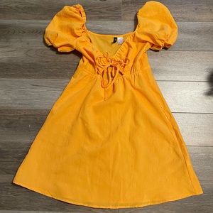 Orange dress from H&M